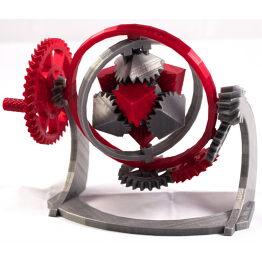 The Gyroscopic Cube Gears 3D Model