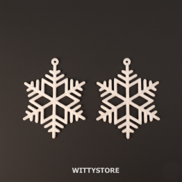 Orecchini fiocco di neve