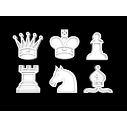 Modello 3D Scacchi Magnetici da Parete