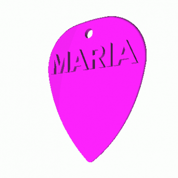 Standard Pick Maria with Initial letter