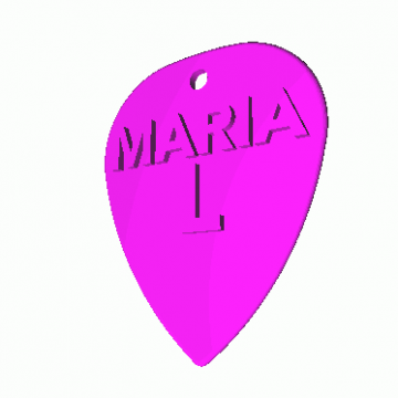 Standard Pick Maria with Initial letter