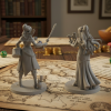 Barda Elfa Femenina DnD modelos 3d