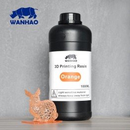 Wanhao resina UV para impresora 3D 1000 ml Naranja