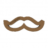 Cookie Cutter Moustaches 3D Model