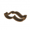 Cookie Cutter Moustaches 3D Model