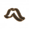 Cookie Cutter Moustaches N2 3D Model