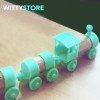 Train toy with corks