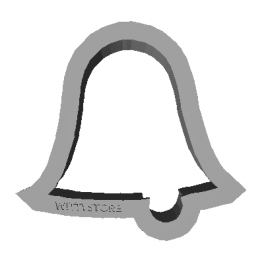 Cookie Cutter Bell 3D Model