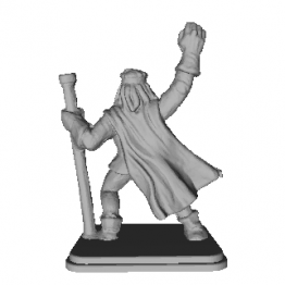 Wizard Miniature 3D Model