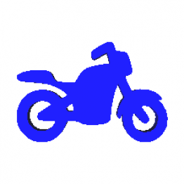 Keyring Motorcycle 3D Model