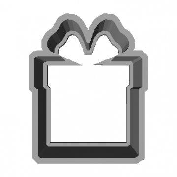 Cookie Cutter Present 3D Model