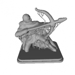 Statuina Arciere HeroQuest Modello 3D