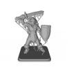 Mujer Bárbara HeroQuest Modelo 3D