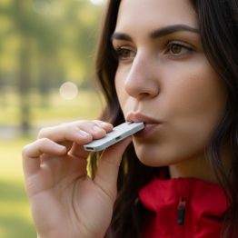 Flat Pocket Whistle 3D Model