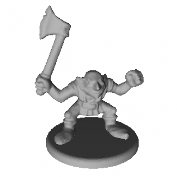 Goblin con hacha HeroQuest Modelo 3D