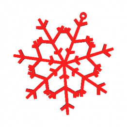 Snowflake 3D Model N6