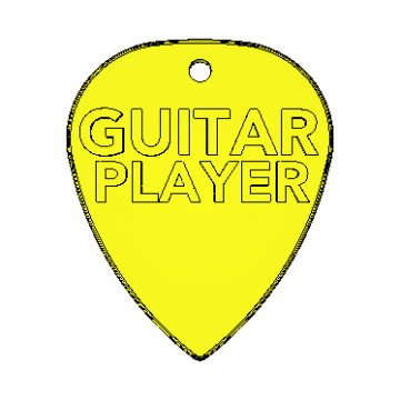 Standard Pick Guitar Player