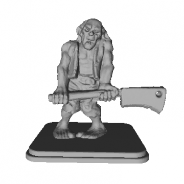 Zombie Miniature 3D Model