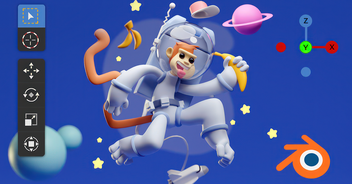 Creazione di personaggi 3D con Blender - cover image