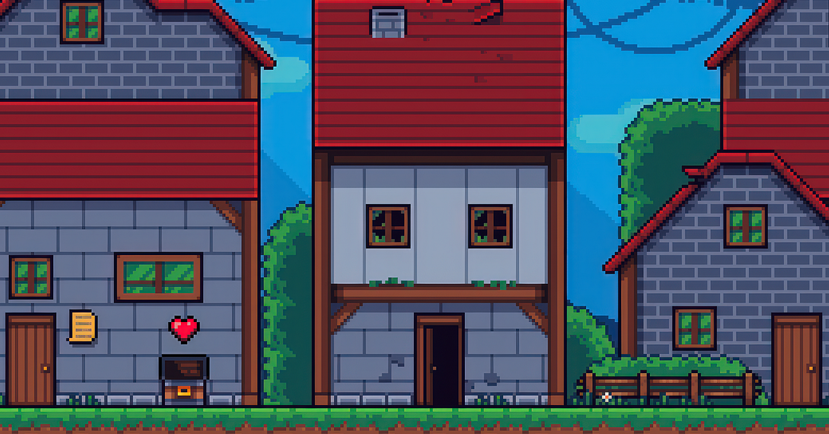 Creación de escenarios pixel art para videojuegos - cover image