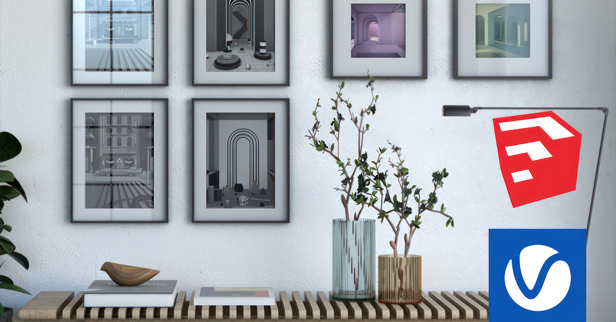 Diseño de mockups arquitectónicos con SketchUp y V-Ray image Wittystore