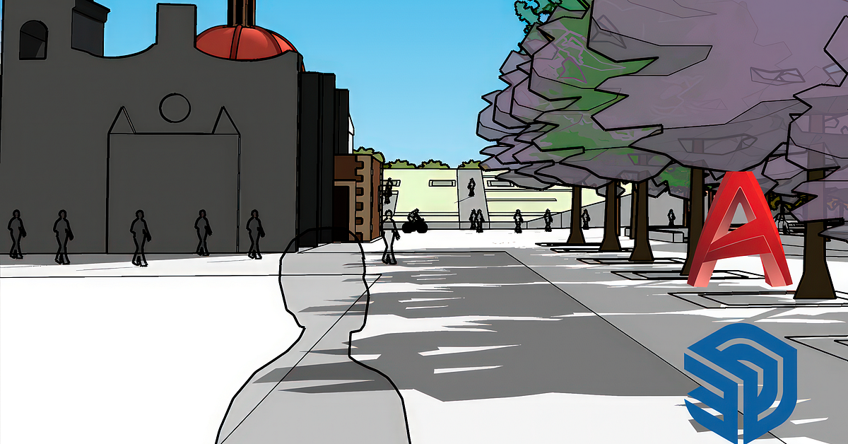 Dibujo y modelado de entornos urbanos con AutoCAD y SketchUp image Wittystore