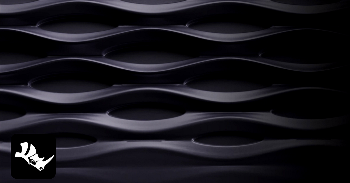 Modellazione di pattern 3D con Rhino Grasshopper - cover image