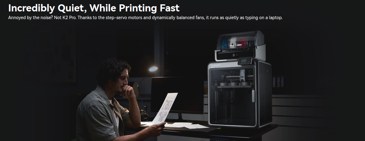 K2 Combo Quiet and Fast Multicolor 3D printer