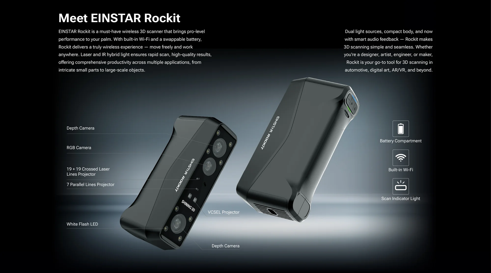 Meet Einstar Rockit 3d Scanner at Wittystore