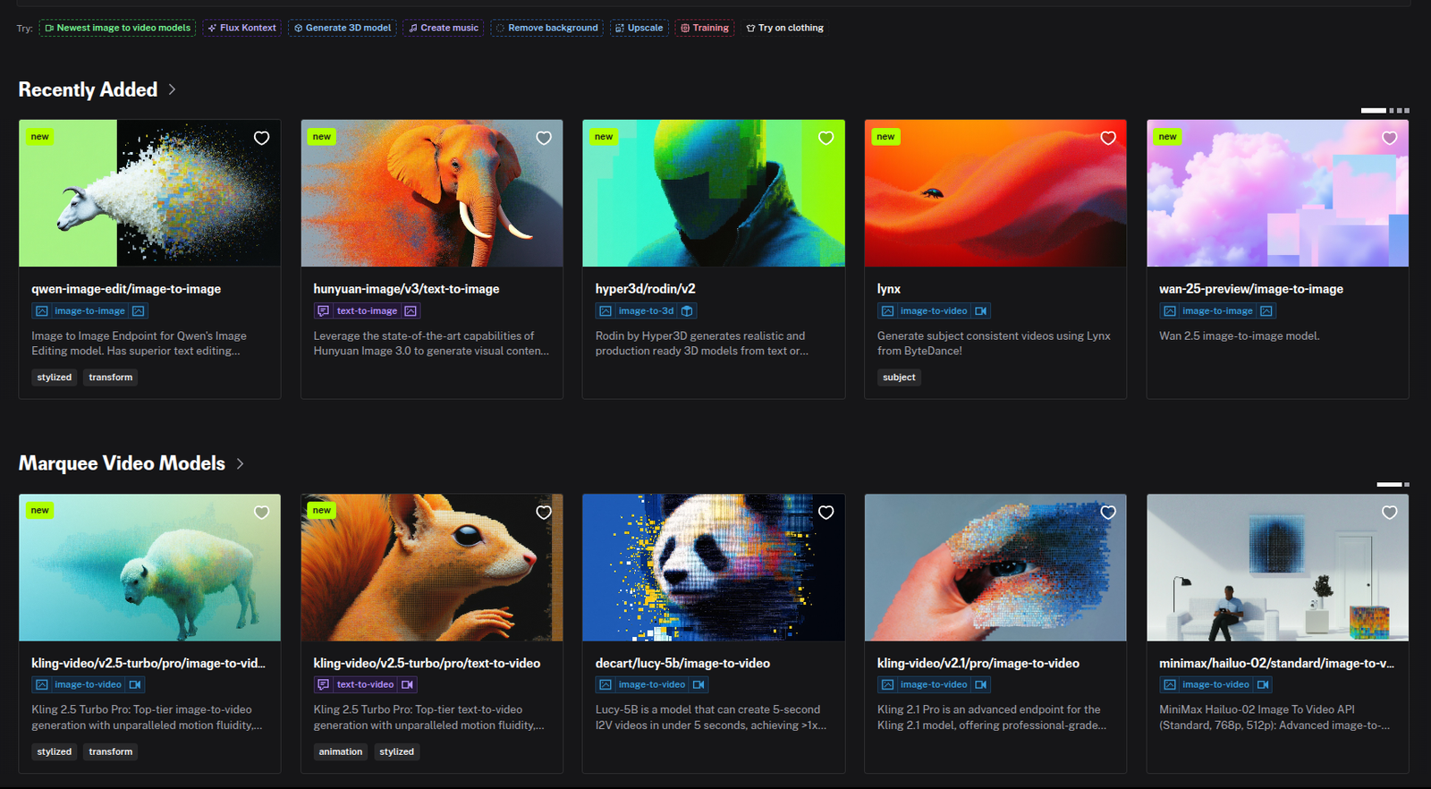 fal.ai page